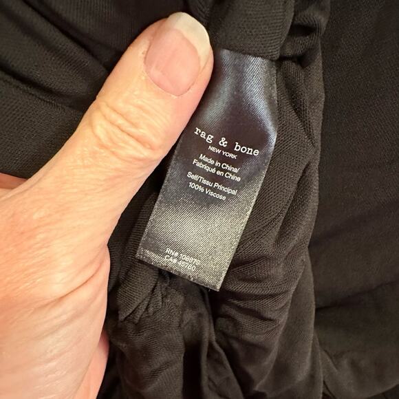 Rag & Bone Holly wrap-effect ruched stretch-jersey mini dress - Picture 10 of 11